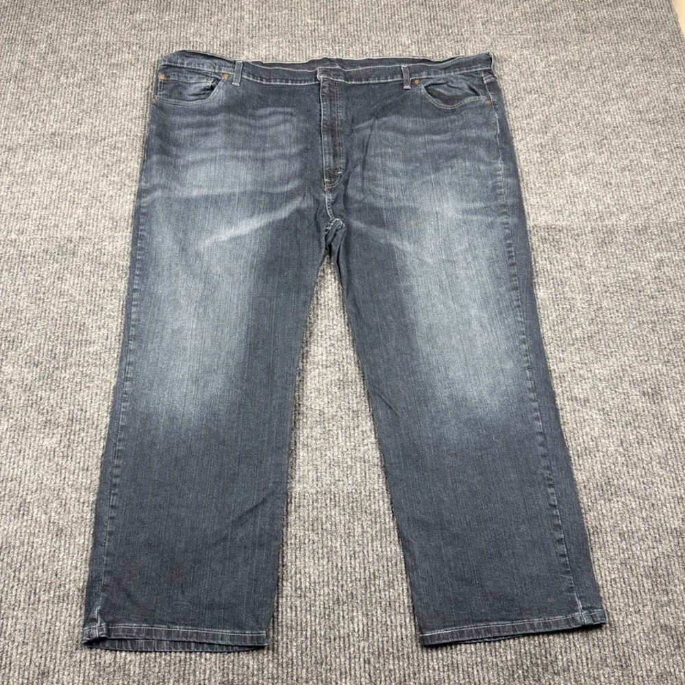 Levis 559 Relaxed Straight Jeans Mens 52x29 Dark Wash Blue Denim 01559-0067